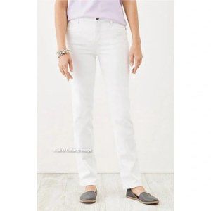 J.Jill Smooth Fit, Straight Leg Jeans in White